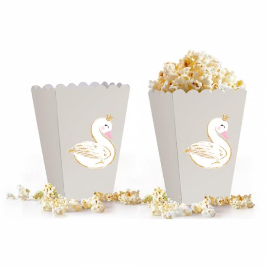 Kuğu Konsepti Popcorn Mısır Kutusu 5’li