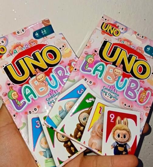 Labubu Temalı Hediyelik Uno Kart