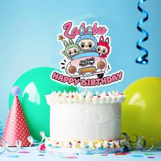 Labubu Konseptli Pasta Süsü