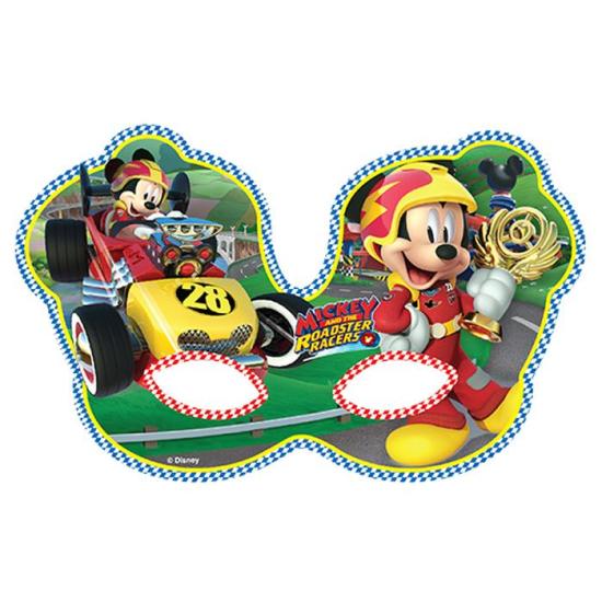Mickey Mouse Doğum Günü Konsept Kağıt Maske 6 Adet
