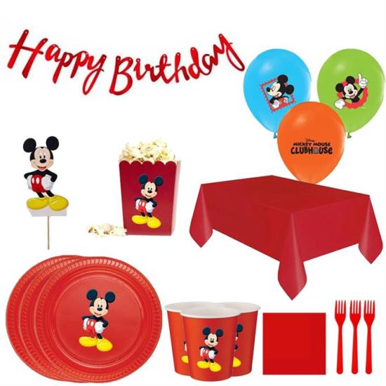 Mickey Mouse Doğum Günü Seti 5 Kişilik