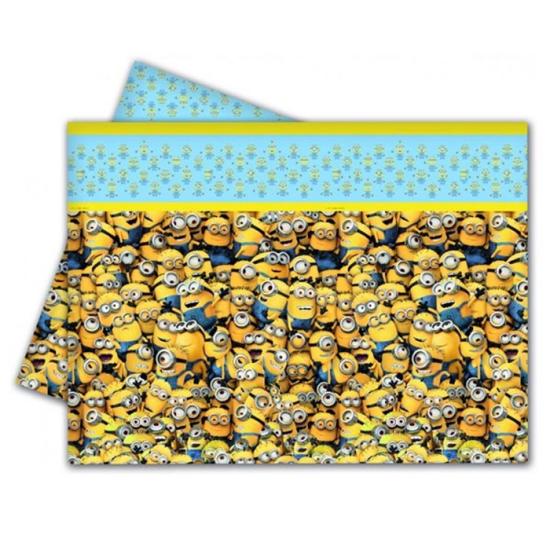 Minions Doğum Günü Temalı Masa Örtüsü 120cmx180cm