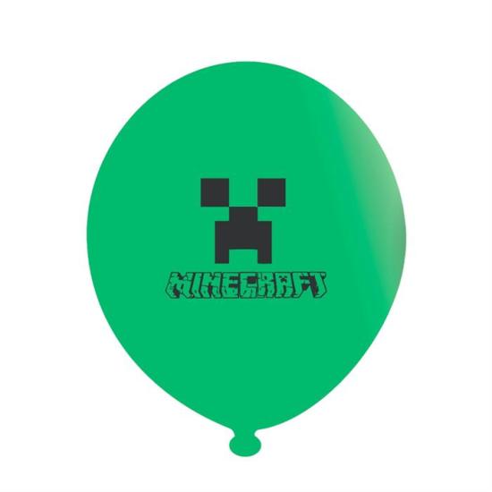 Minecraft Konsepti Baskılı Balon - 5 Adet