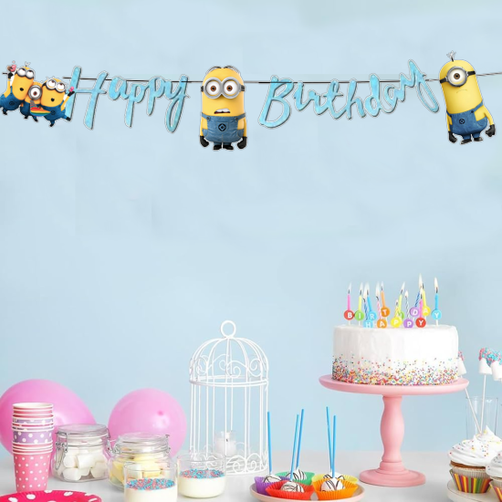 Minions Konseptli Karakterli Happy Birthday 