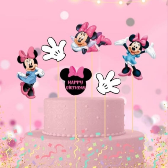 Disney Minnie Mouse Konseptli 6’lı Kürdan