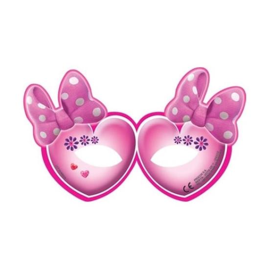 Minnie Mouse Konseptli Kağıt 6’lı Maske