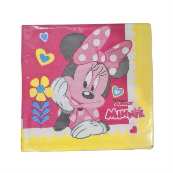 Minnie Mouse Temalı Doğum Günü Peçetesi 20 Adet