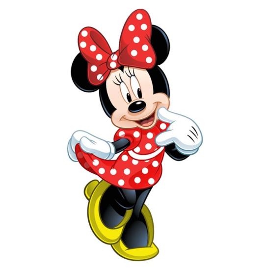 Minnie Mouse konseptli Sticker 12 cm 1 adet