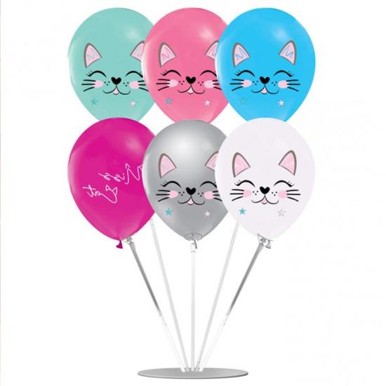 Miss Cat Balonlu Ayaklı Balon Standı