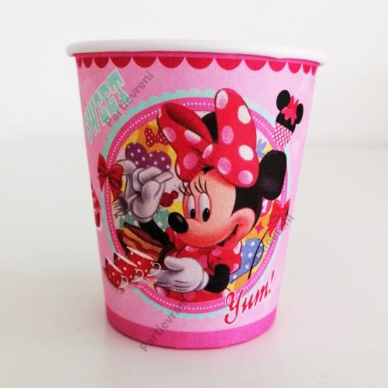 Minnie Mouse Doğum Günü konseptli Bardak 8 adet