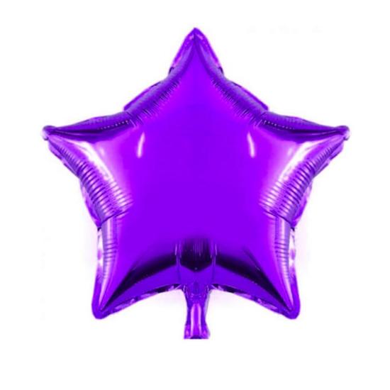 Yıldız Mor Folyo Balon 40 cm
