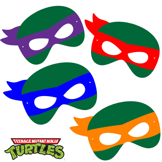 Ninja Turtles Konseptli 6’lı Maske