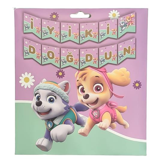 Paw Patrol Skye Konsepti İyi ki Doğdun Banner