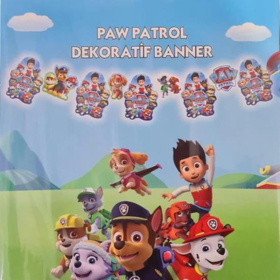 Paw Patrol Temalı Özel Kesim Banner