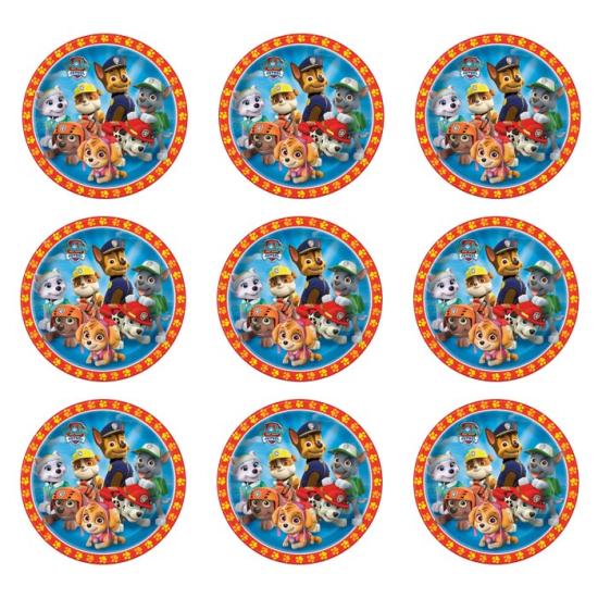 Paw Patrol Temalı Sticker 5 cm