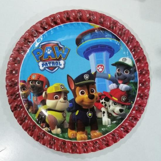 Paw Patrol Temalı Tabak - 8 ’li