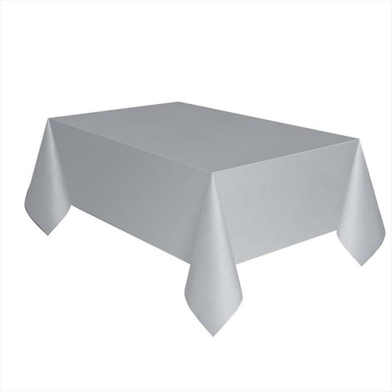 Gümüş Plastik Masa Örtüsü