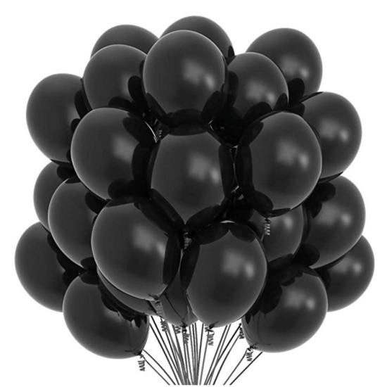 Siyah Pastel Balon 5’li