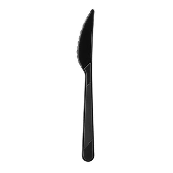 Siyah Plastik Bıçak 10’lu