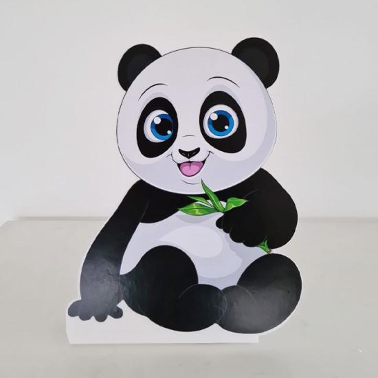 Panda Temalı Ayaklı Dekor Pano 30 cm