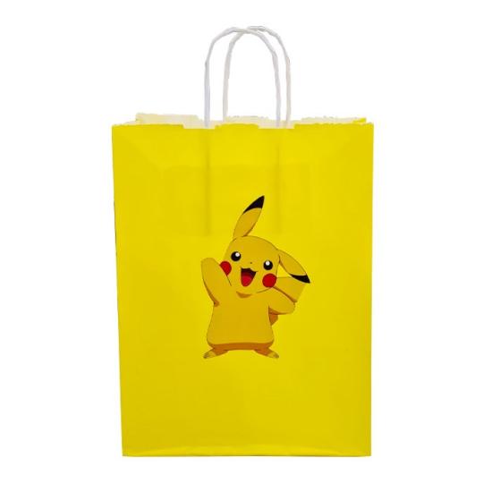 Pokemon Pikachu Temalı Karton Hediye Çantası