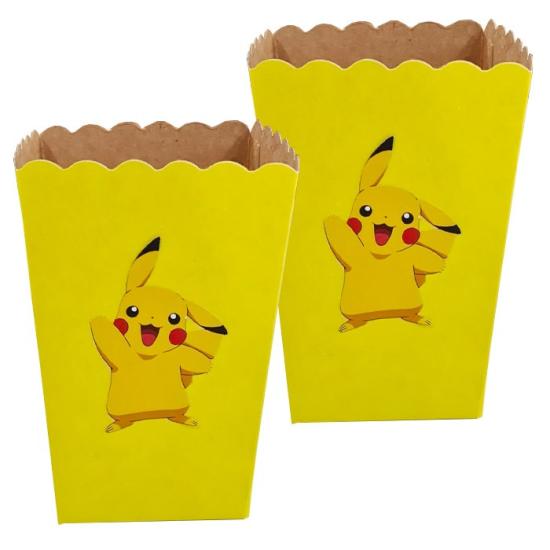 Pokemon Pikachu Temalı Mısır Popcorn Kutusu