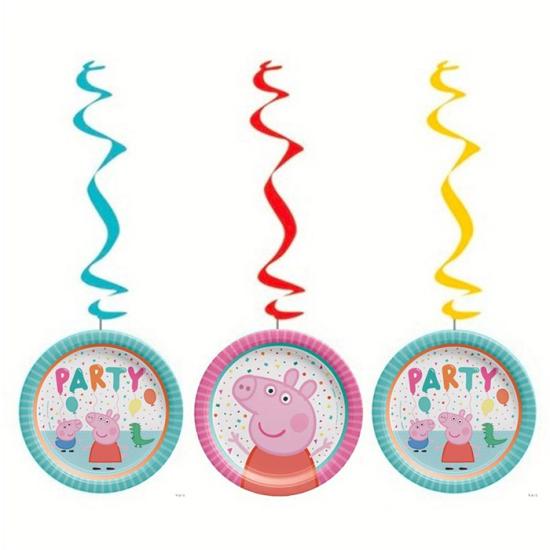 Peppa Pig Temalı Sarkıt Asma İp Süs 3’lü