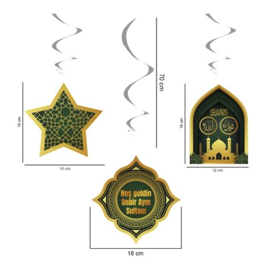 Hoş Geldin Ramazan Asma Süs Seti