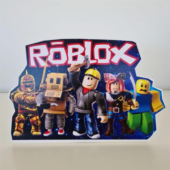 Roblox Temalı Ayaklı Dekor Pano