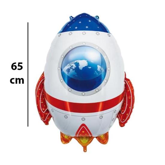 Uzay Mekiği Roket Temalı Folyo Balon