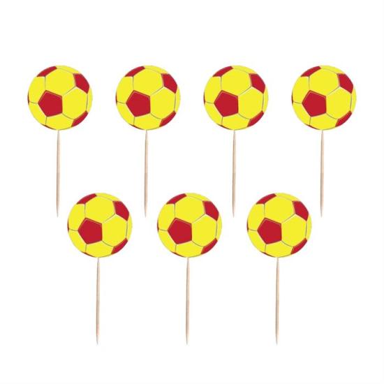 Sarı Kırmızı Futbol Topu Kürdan