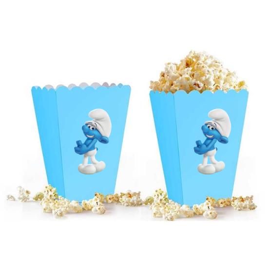 Şirinler Konsepti Popcorn Mısır Kutusu 5’li
