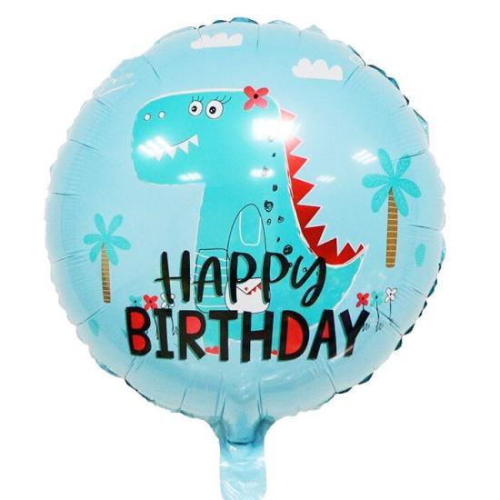 Dinozor Konsepti Happy Birthday Folyo Balon
