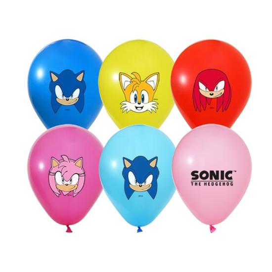 Sonic Baskılı Lisanslı Balon 5’li