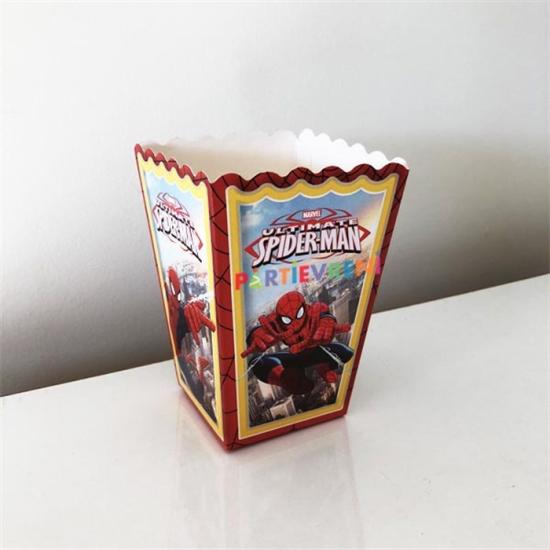 Spiderman Konseptli Mısır Popcorn Kutusu