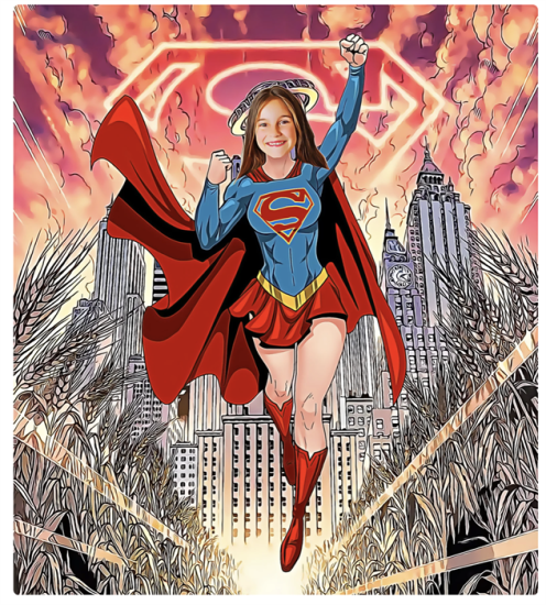 Super Girl Poster - Kişiye Özel