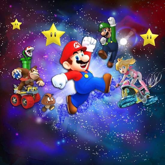 Super Mario Konsepti Kare Branda Afişi