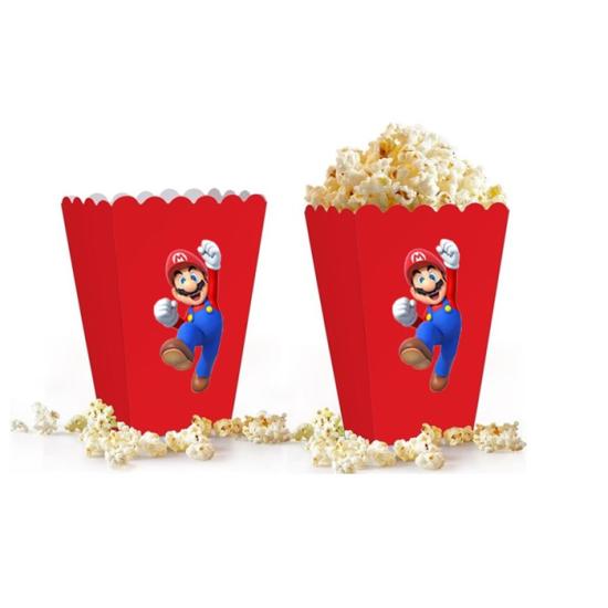 Super Mario Temalı Mısır Popcorn Kutusu 5’li