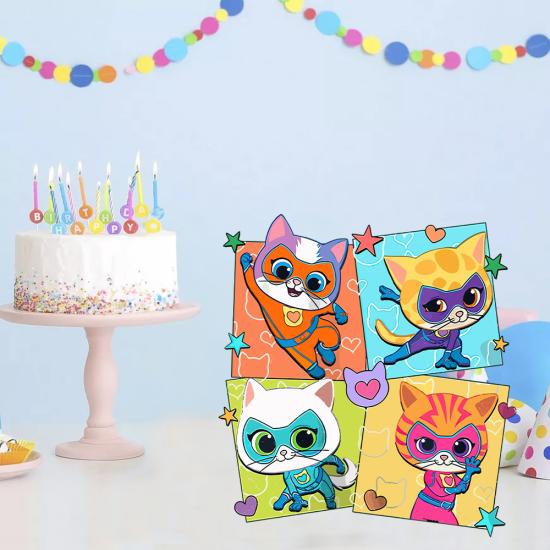 Super Kitties Konseptli Dekor Pano