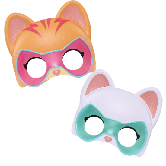 Super Kitties Konseptli 2’li Kağıt Maske