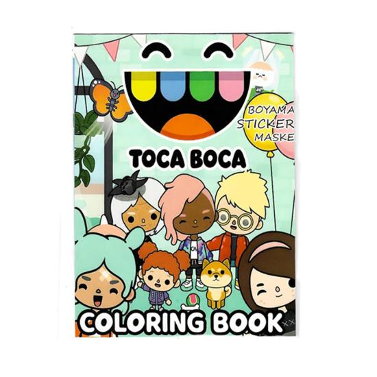 Toca Boca Temalı Boyama Kitabı