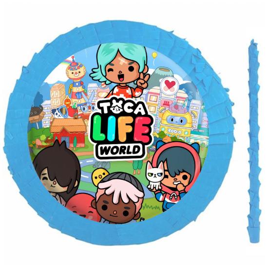 Toca Life World Konsepti Mavi Pinyata