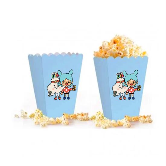 Toca Life World Konsepti Mavi Popcorn Kutusu 5’li