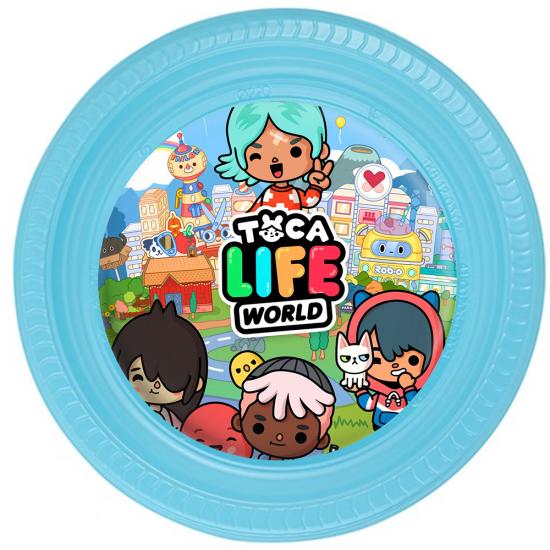 Toca Life World Konsepti Mavi Tabak 5’li