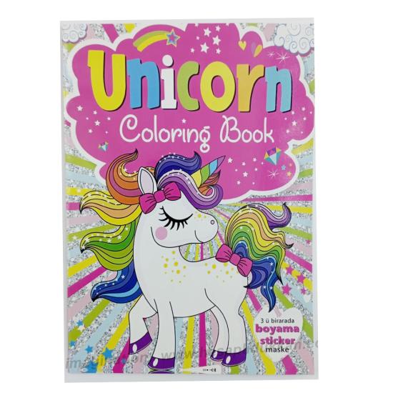 Unicorn Konsepti Boyama Kitabı