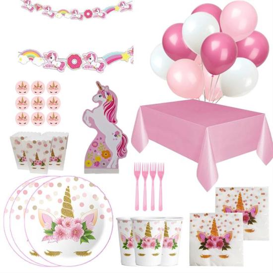 Unicorn Premium Doğum Günü Seti 16 Kişilik