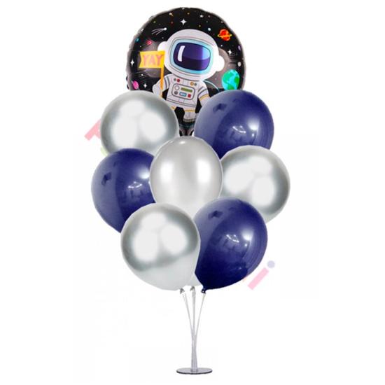 Uzay Balon Balonlu - Ayaklı Balon Standı 7’li