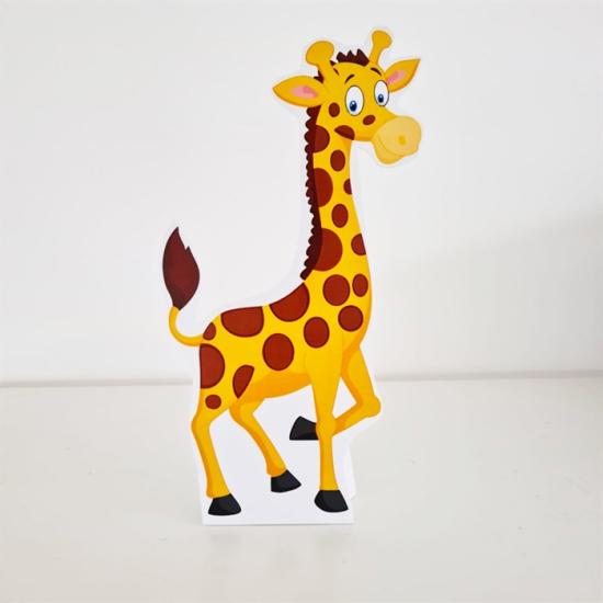 Zürafa Temalı Ayaklı Pano 30 cm