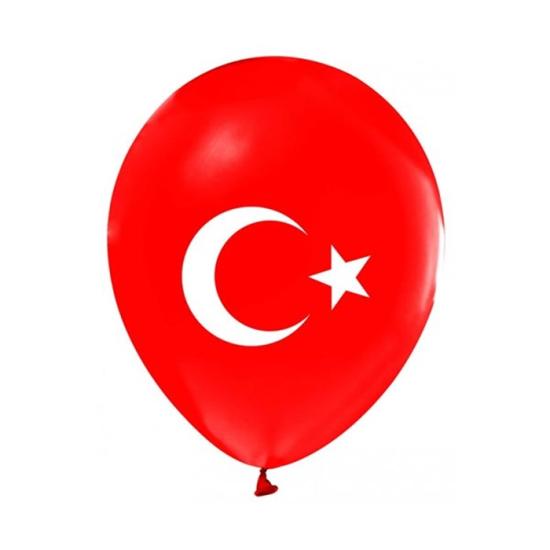 Ay Yıldız Türkiye Baskılı Balon 5’li