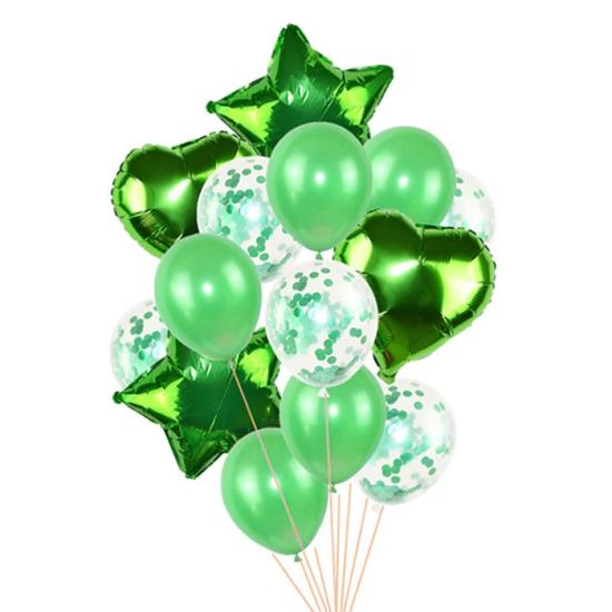 Balon Seti Yeşil  14 Parça